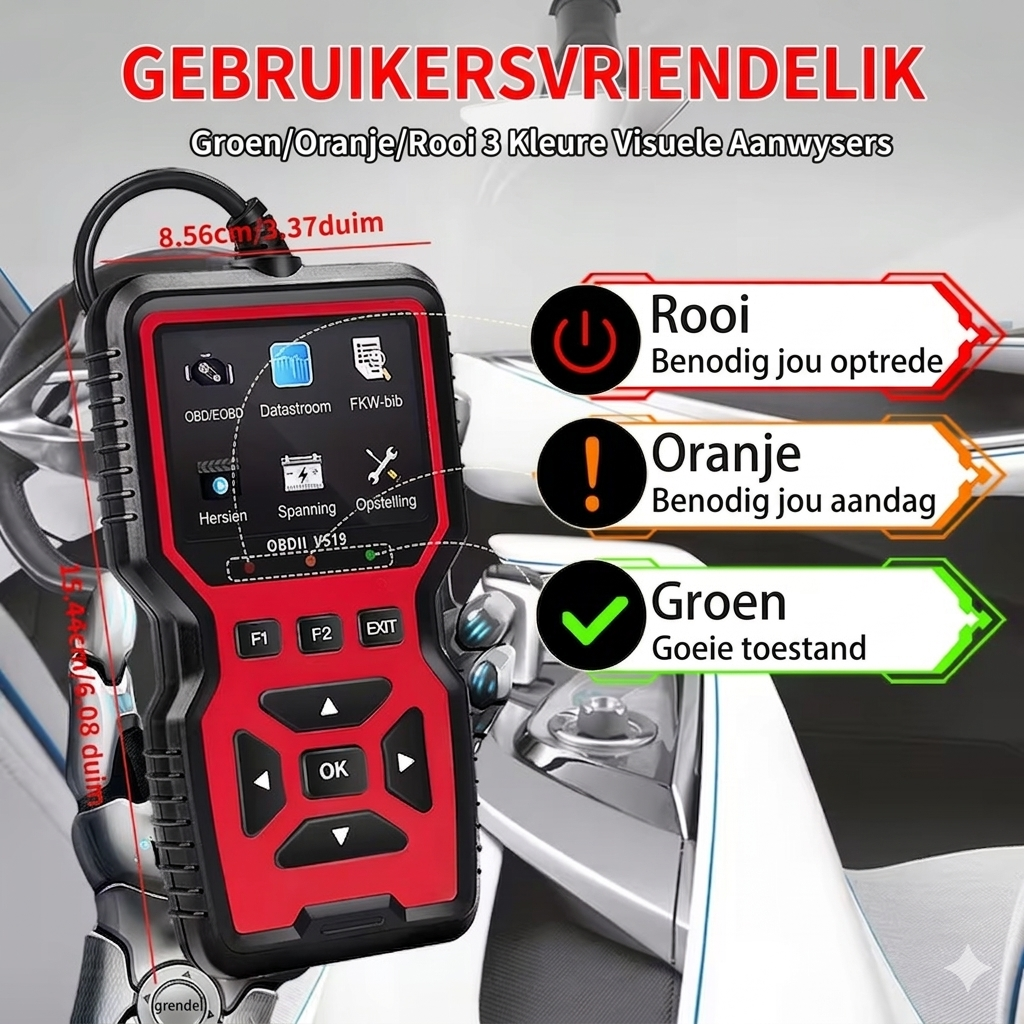 SmartRoadZA™ Ultra Bluetooth Motor-Diagnostiese Skandeerder