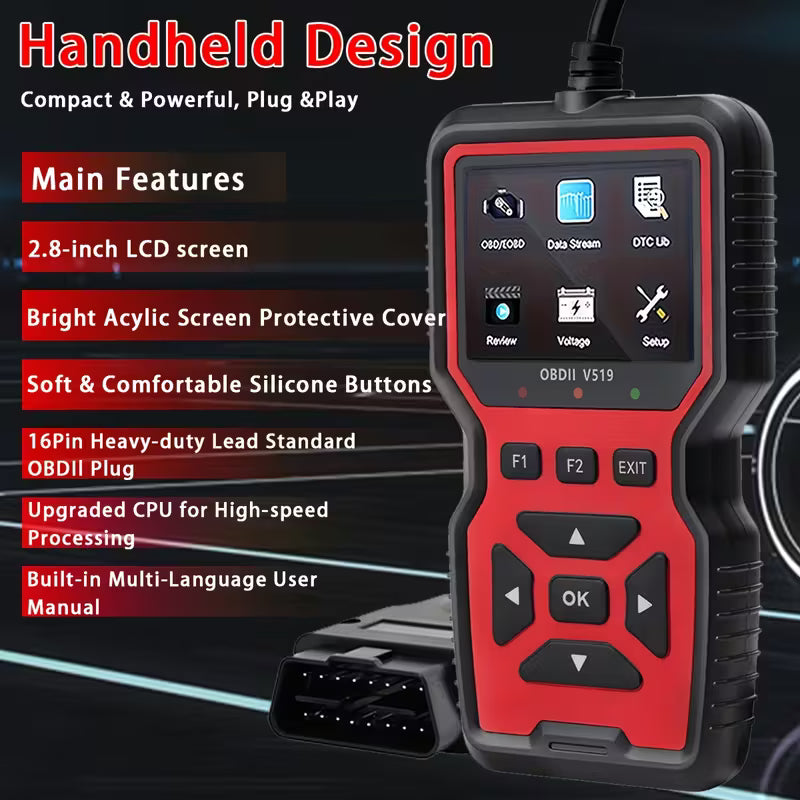 SmartRoadZA™ Ultra Bluetooth Motor-Diagnostiese Skandeerder